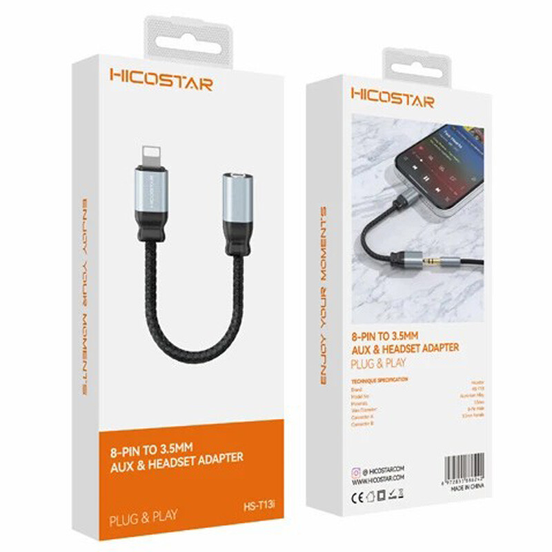 تبدیل Lightning به AUX هایکو استار HS-T13i