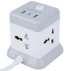 چند راهی 4 خانه هایکو استار HS-PS321 با کابل 2 متری + شارژر USB و Type-C