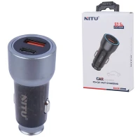 شارژر فندکی فست شارژ Nitu NDC31 3A QC PD 30W