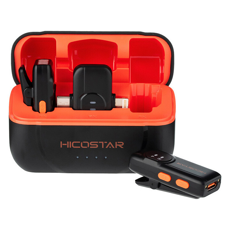 میکروفون یقه ای بی سیم Hicostar HS-MC520 Type-C / Lightning