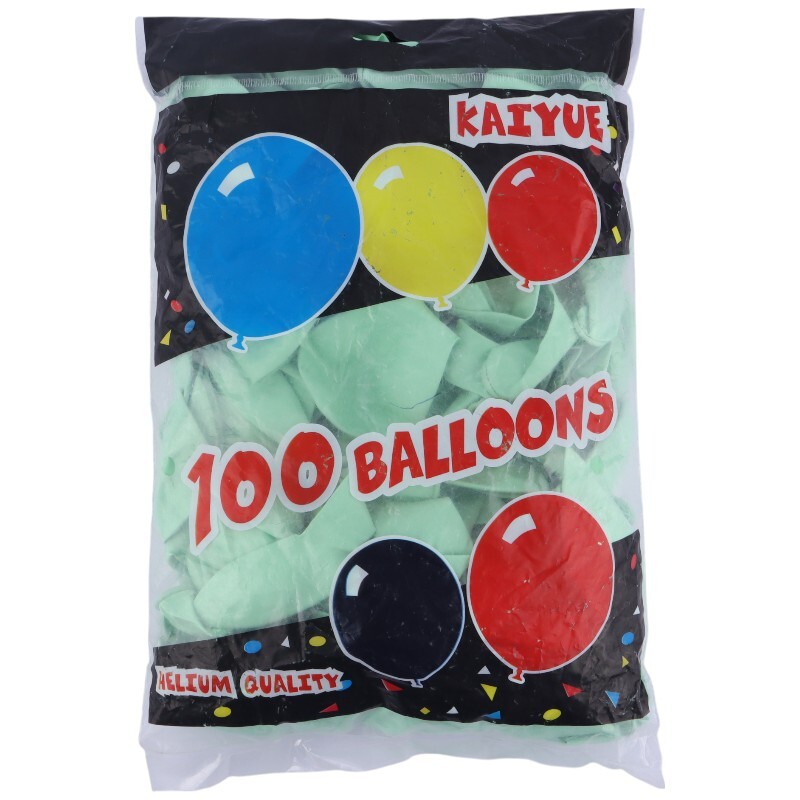 بادکنک پاستیلی 12 اینچ Kaiyue بسته 100 عددی