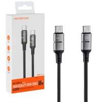 کابل تبدیل فست شارژ Hicostar HS-107C-C Type-C to Type-C 60W 1m