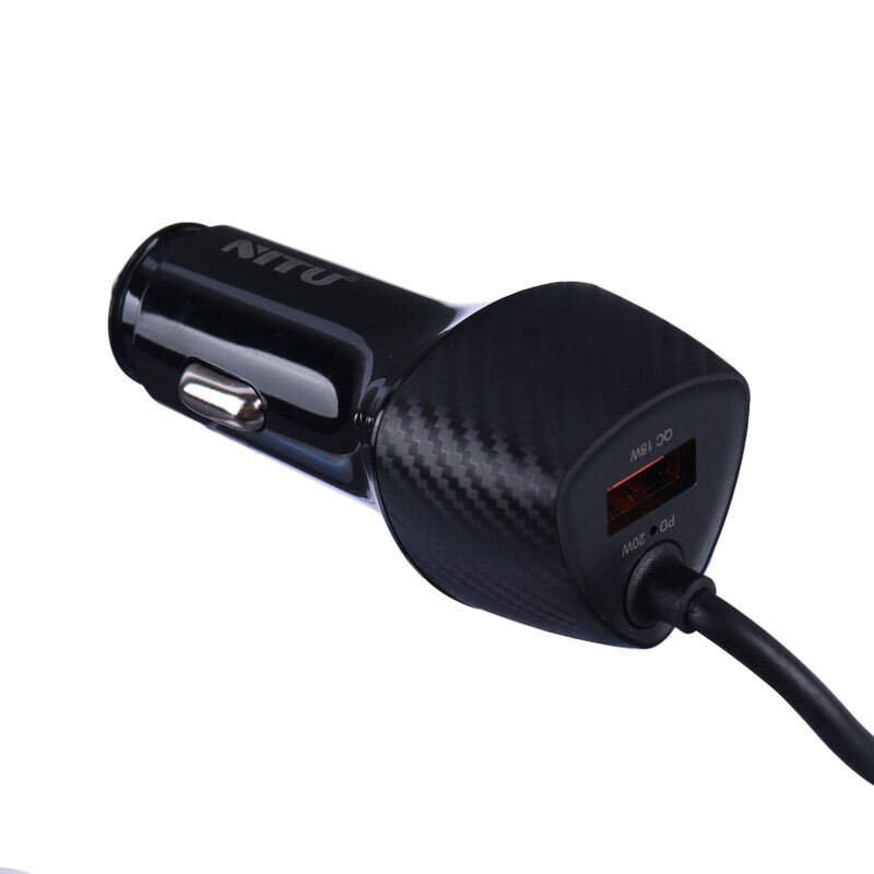 شارژر فندکی فست شارژ Nitu NDC26 3A QC3.0 PD 20W