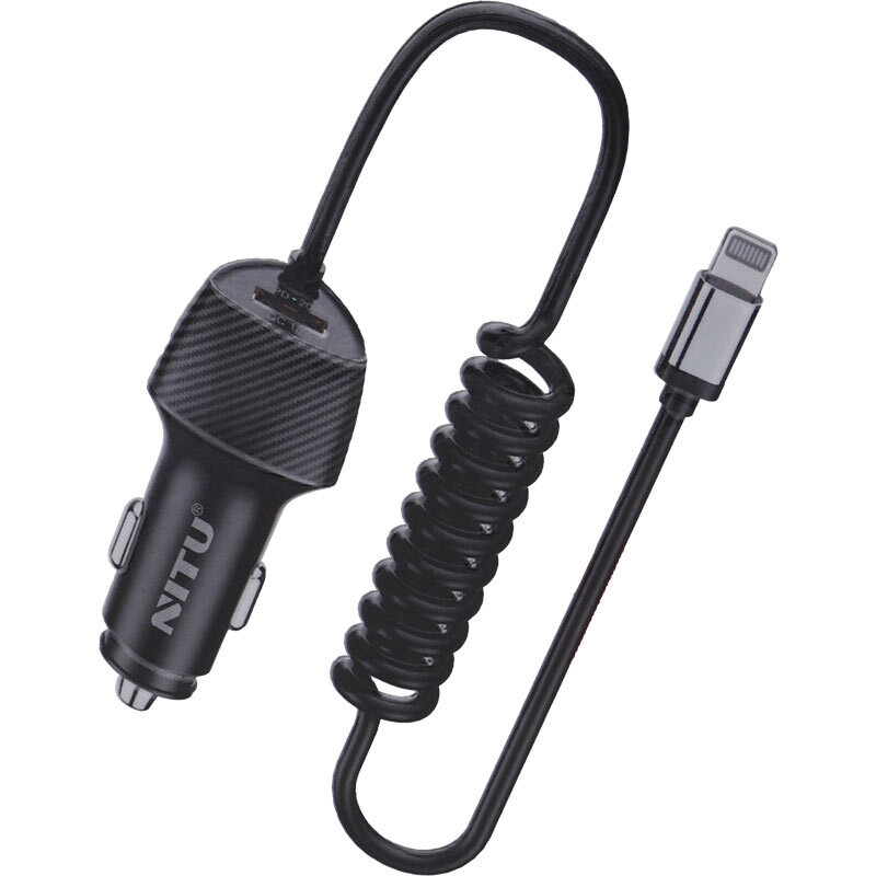 شارژر فندکی فست شارژ Nitu NDC26 3A QC3.0 PD 20W