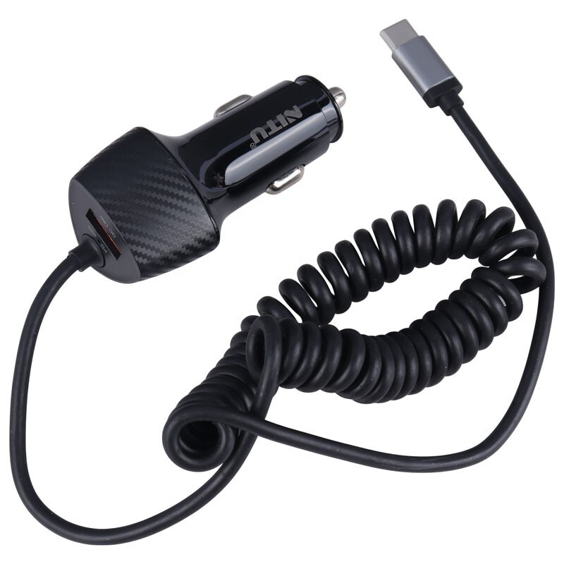 شارژر فندکی فست شارژ Nitu NDC25 3A QC3.0 PD 20W