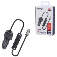 شارژر فندکی فست شارژ Nitu NDC25 3A QC3.0 PD 20W