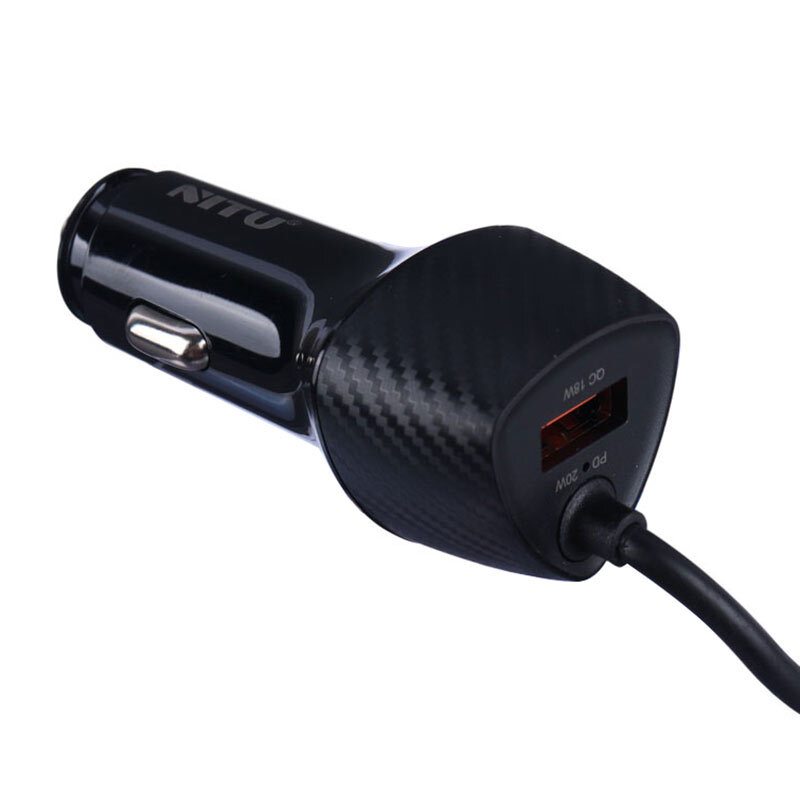 شارژر فندکی فست شارژ Nitu NDC25 3A QC3.0 PD 20W