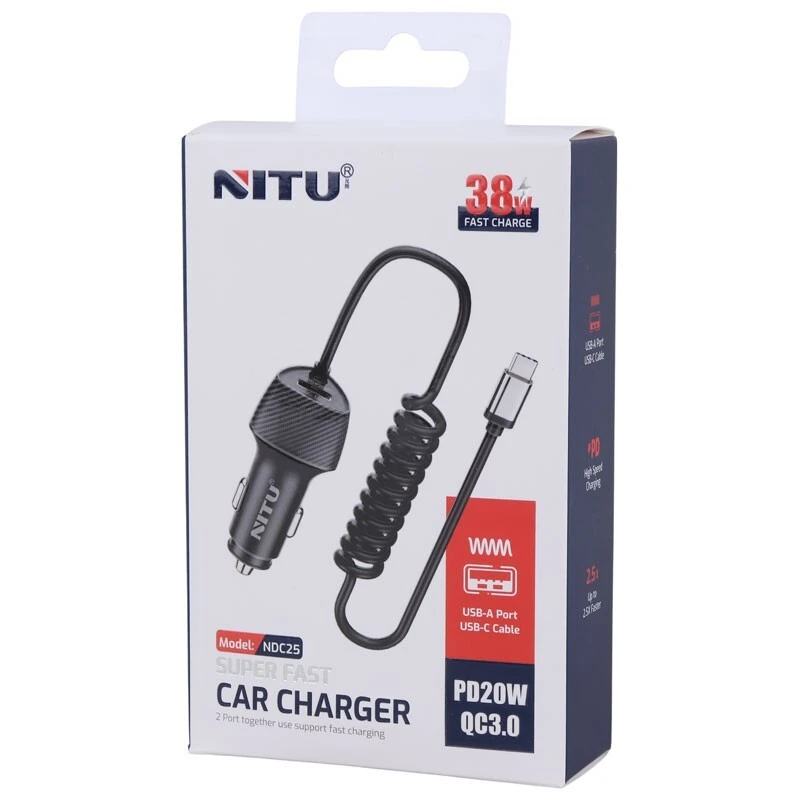 شارژر فندکی 20 وات نیتو NDC25