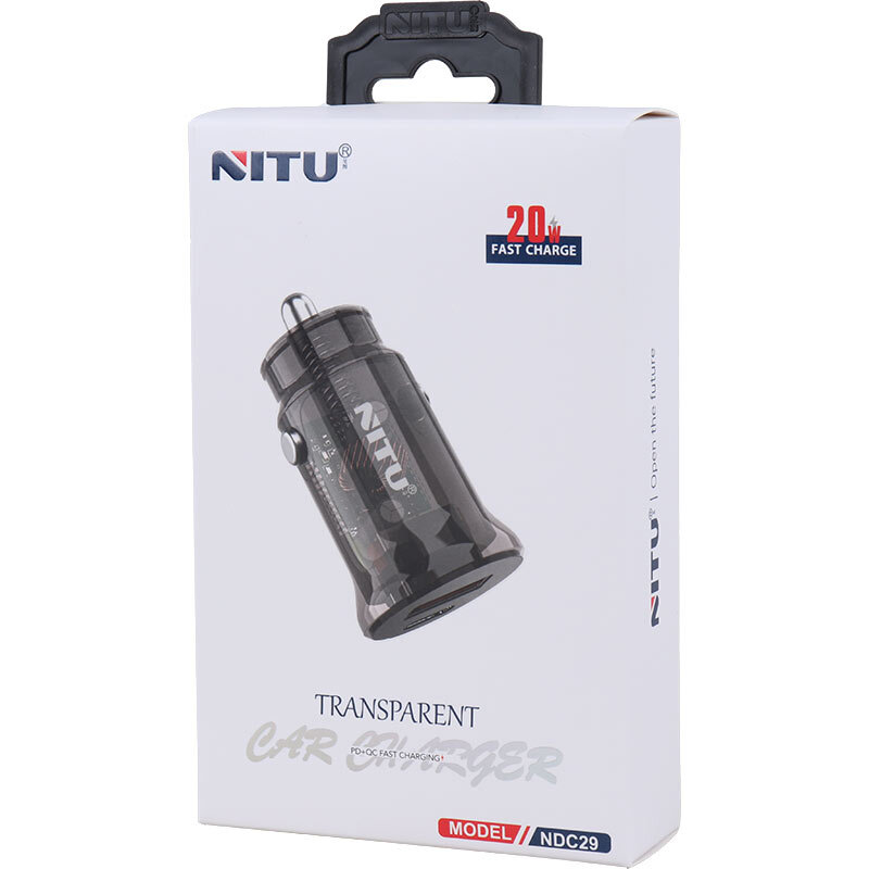 شارژر فندکی فست شارژ Nitu NDC29 3A QC3.0 PD 20W