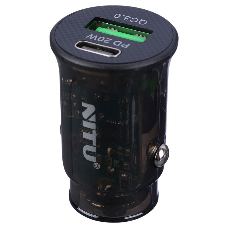 شارژر فندکی فست شارژ Nitu NDC29 3A QC3.0 PD 20W