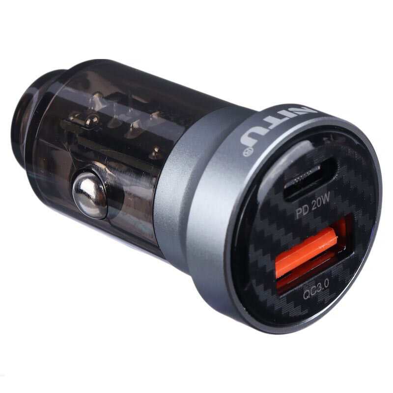 شارژر فندکی فست شارژ Nitu NDC34 3A QC3.0 PD 20W + کابل تایپ سی