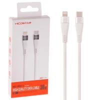 کابل تبدیل کوتاه فست شارژ Hicostar HS-180C-L Type-C To Lightning PD 30W 20cm
