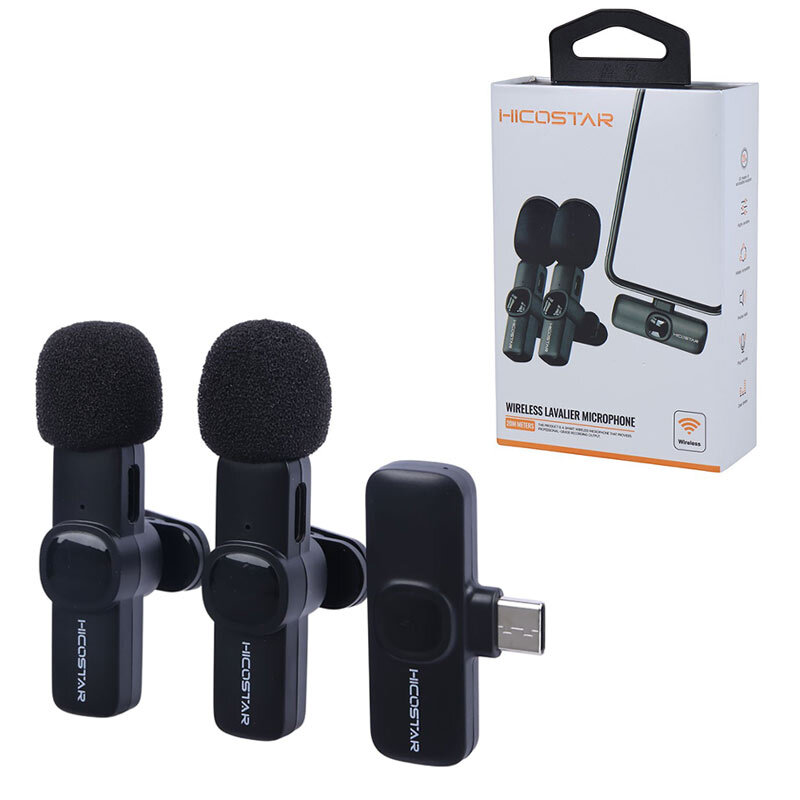 میکروفون یقه ای بی سیم Hicostar HS-MC521c Type-C