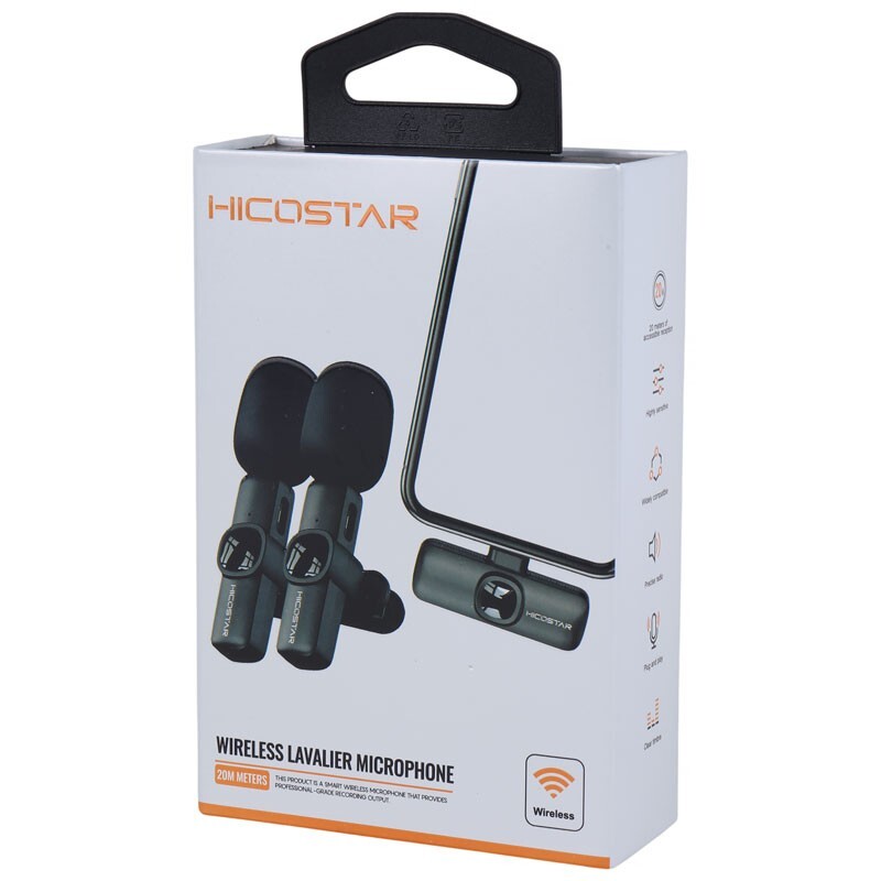 میکروفون یقه ای بی سیم Hicostar HS-MC521c Type-C