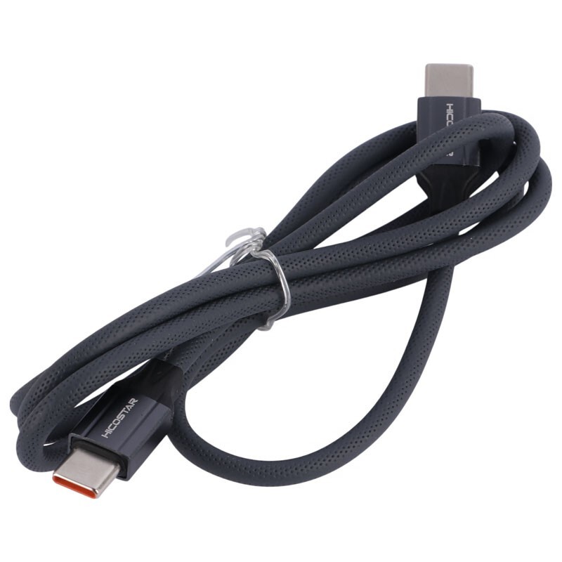 کابل تبدیل فست شارژ Hicostar HS-108C-C Type-C To Type-C PD 65W 1m