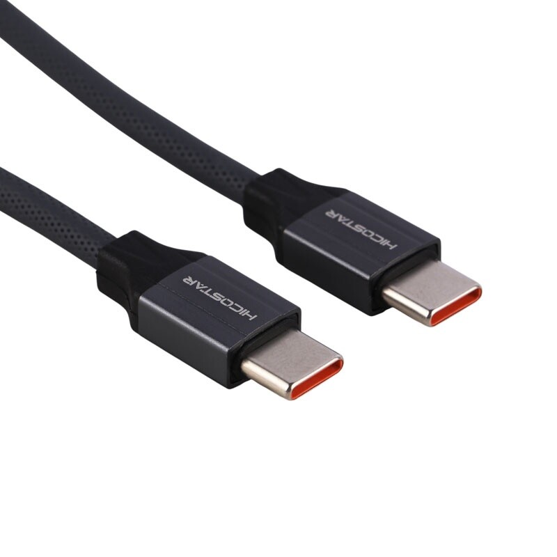 کابل تبدیل فست شارژ Hicostar HS-108C-C Type-C To Type-C PD 65W 1m