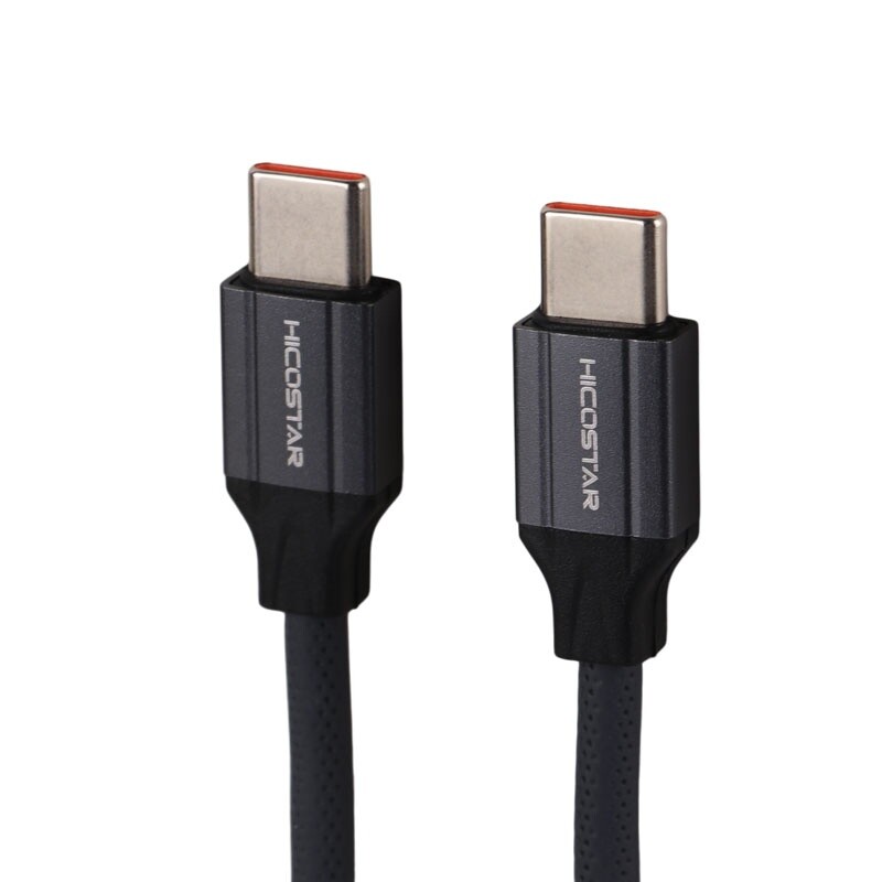 کابل تبدیل فست شارژ Hicostar HS-108C-C Type-C To Type-C PD 65W 1m