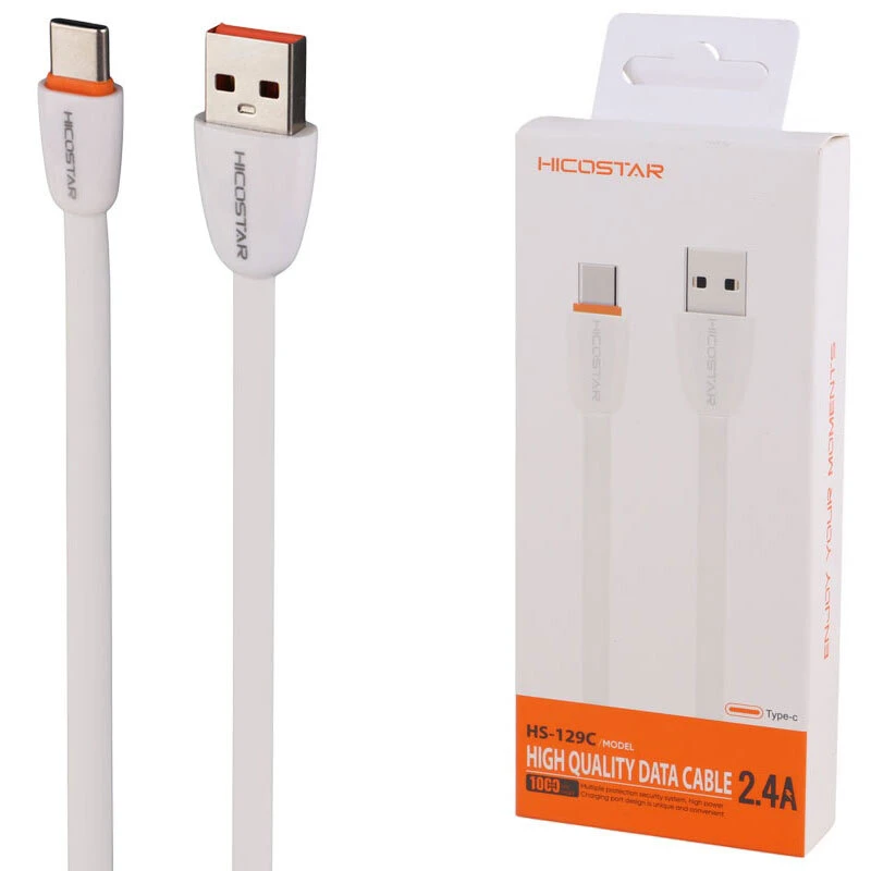 کابل تایپ سی فست شارژ 2.4 آمپر هایکو استار HS-129C طول 1 متر