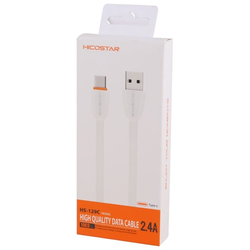 کابل تایپ سی فست شارژ 2.4 آمپر هایکو استار HS-129C طول 1 متر