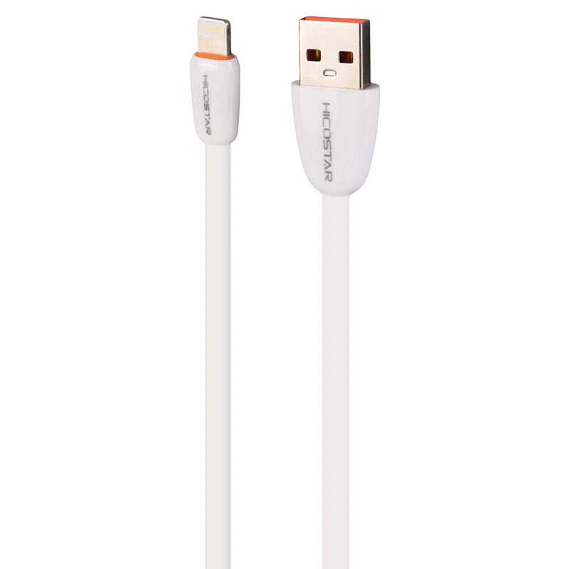 کابل آیفونی فست شارژ Hicostar HS-129L 2.4A 1m