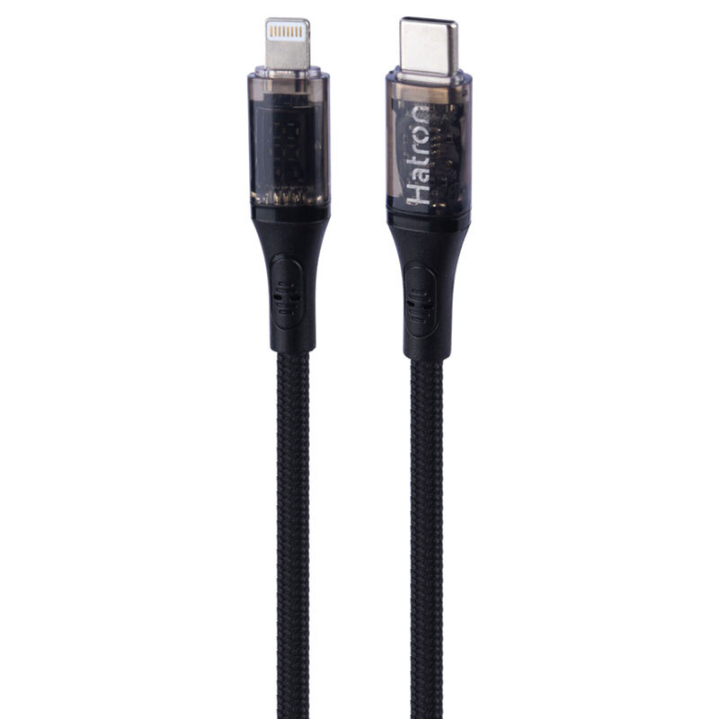 کابل تبدیل فست شارژ Hatron HC612IDB Type-C To Lightning 20W 1m