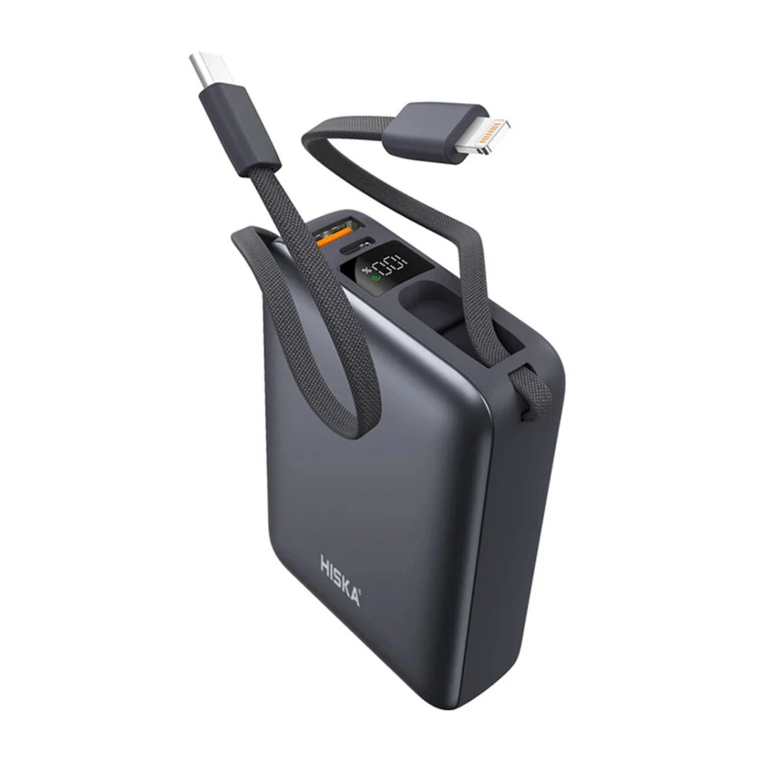 پاور بانک فست شارژ هیسکا HP-224PD QC3.0 PD 22.5W ظرفیت 20000 میلی آمپر ساعت