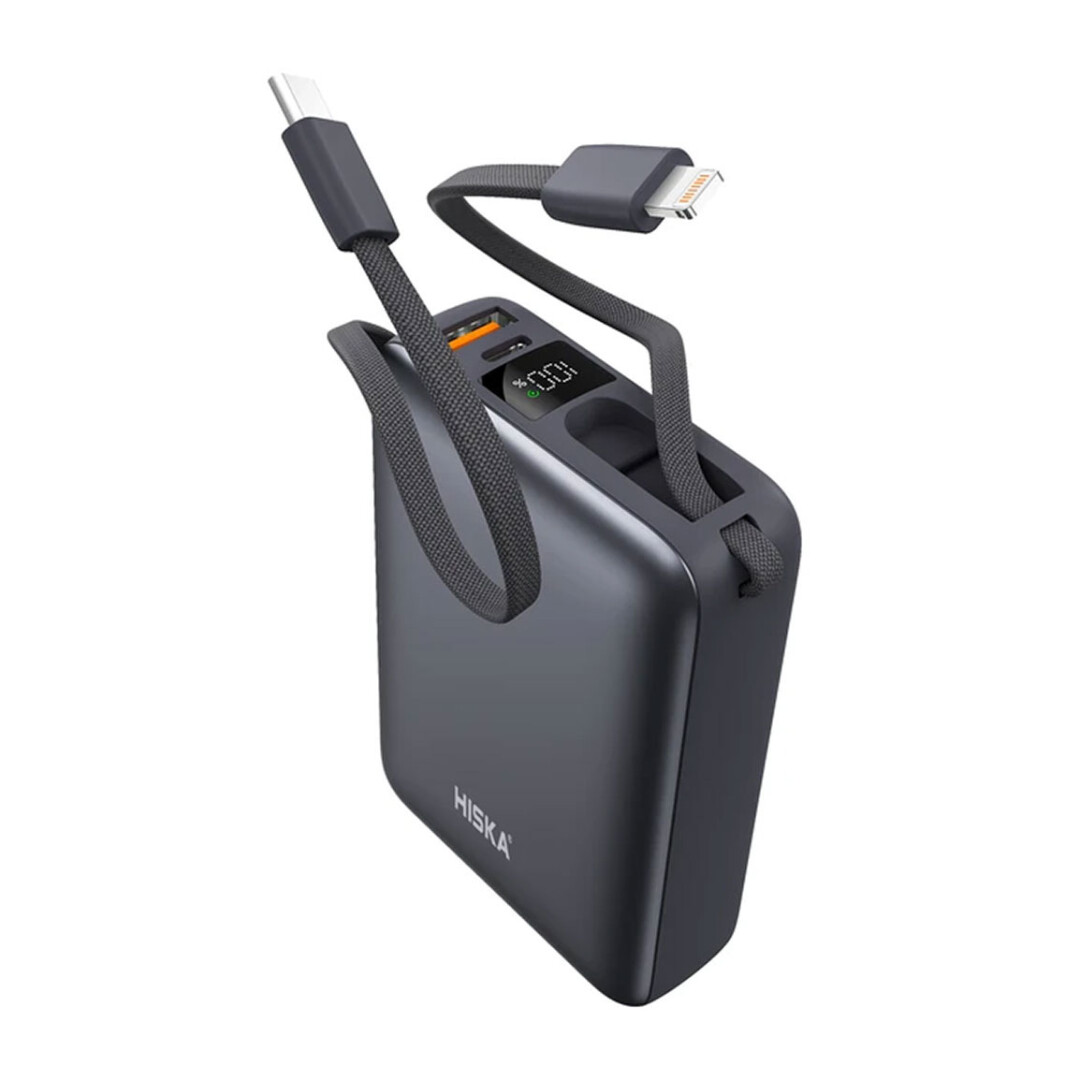 پاور بانک فست شارژ هیسکا HP-224PD QC3.0 PD 22.5W ظرفیت 20000 میلی آمپر ساعت