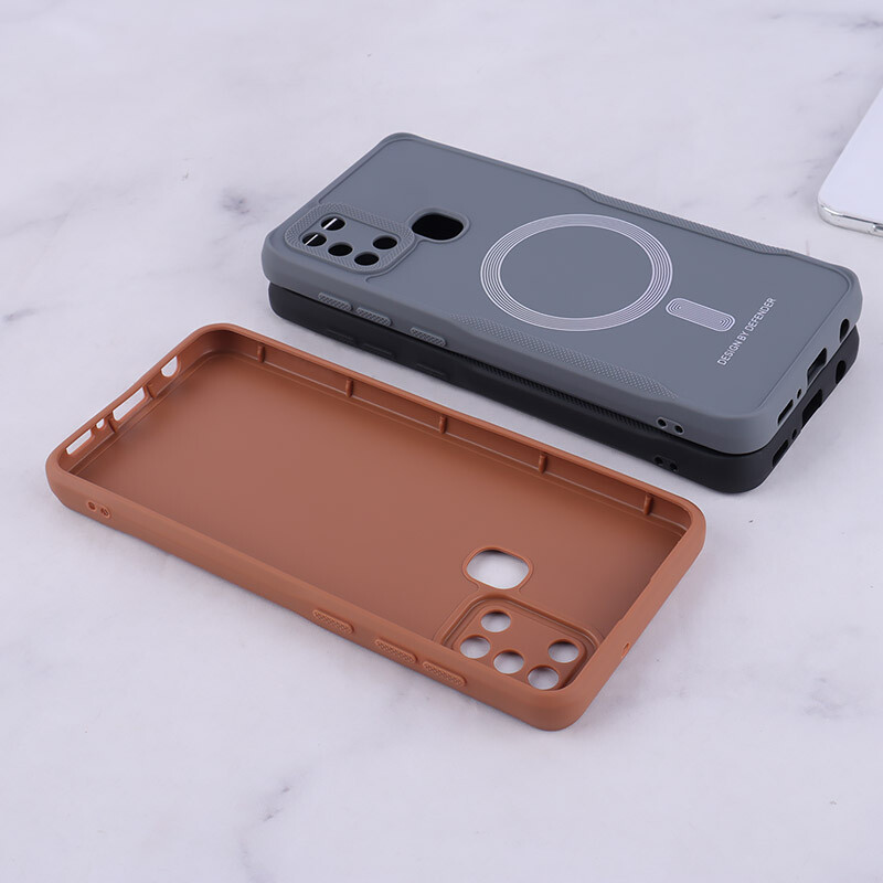قاب ژله ای Design By Defender سامسونگ Galaxy A21s طرح مگ سیف محافظ لنزدار