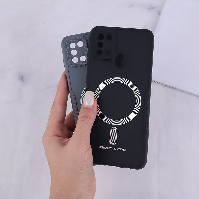 قاب ژله ای Design By Defender سامسونگ Galaxy A21s طرح مگ سیف محافظ لنزدار