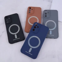 قاب ژله ای Design By Defender سامسونگ Galaxy A15 طرح مگ سیف محافظ لنزدار