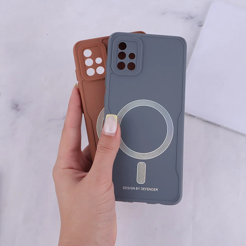 قاب ژله ای Design By Defender سامسونگ Galaxy A51 4G طرح مگ سیف محافظ لنزدار