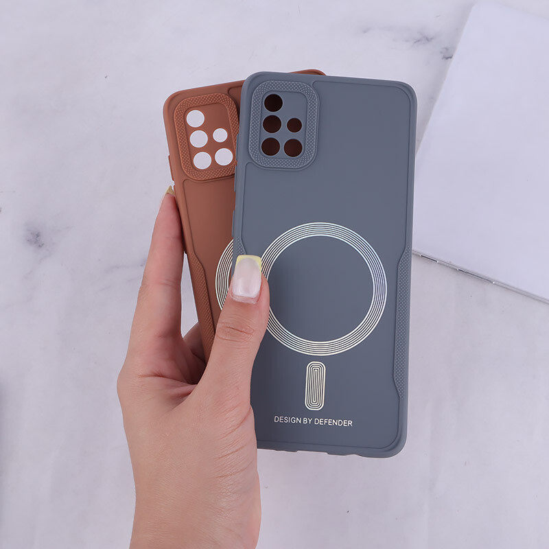 قاب ژله ای Design By Defender سامسونگ Galaxy A51 4G طرح مگ سیف محافظ لنزدار