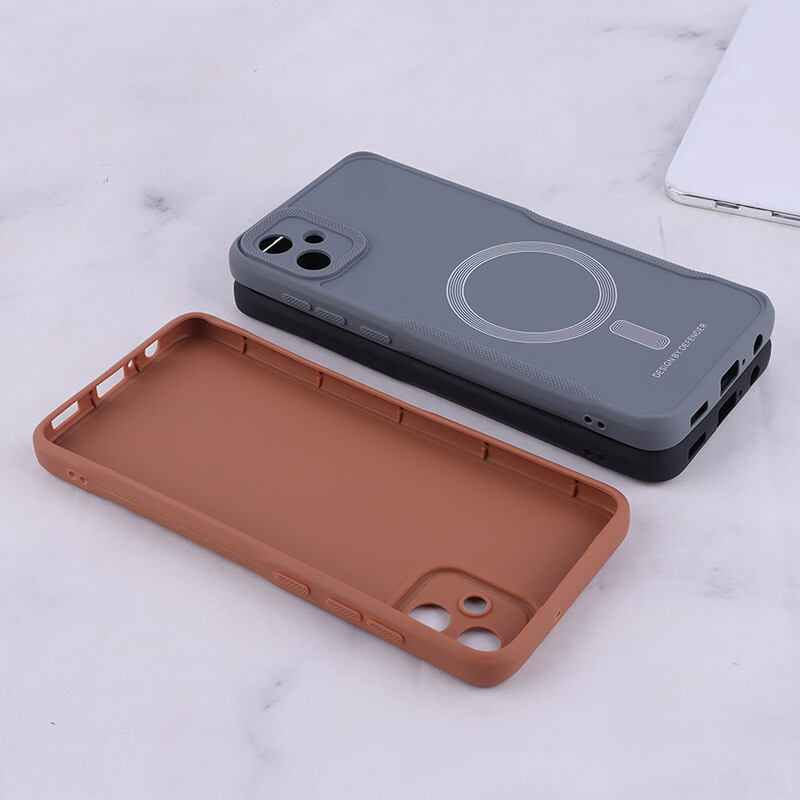 قاب ژله ای Design By Defender سامسونگ Galaxy A05 طرح مگ سیف محافظ لنزدار