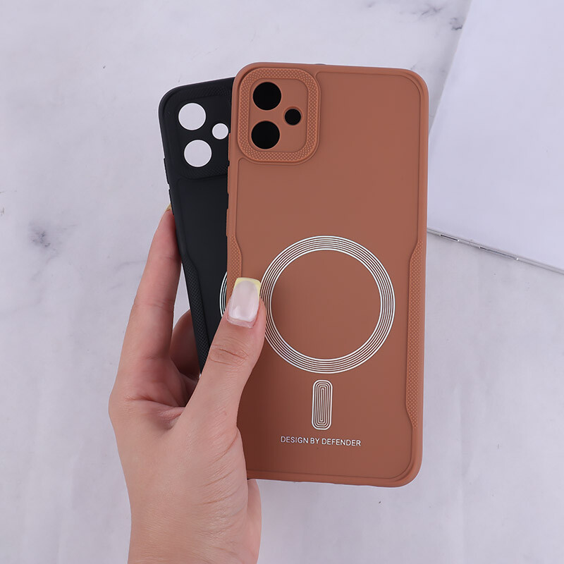 قاب ژله ای Design By Defender سامسونگ Galaxy A05 طرح مگ سیف محافظ لنزدار
