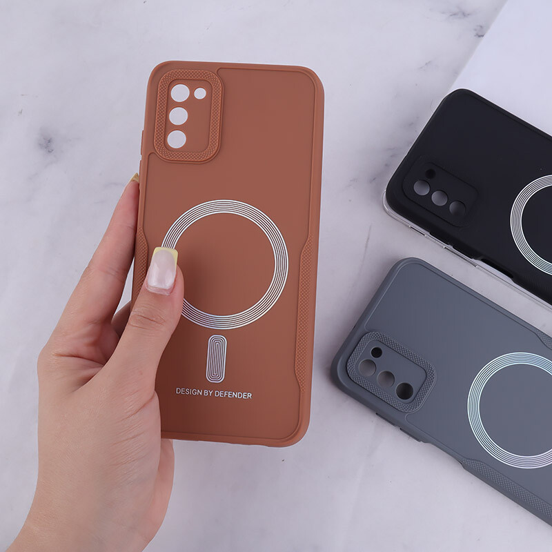 قاب ژله ای Design By Defender سامسونگ Galaxy A02s / M02s / A03s طرح مگ سیف محافظ لنزدار