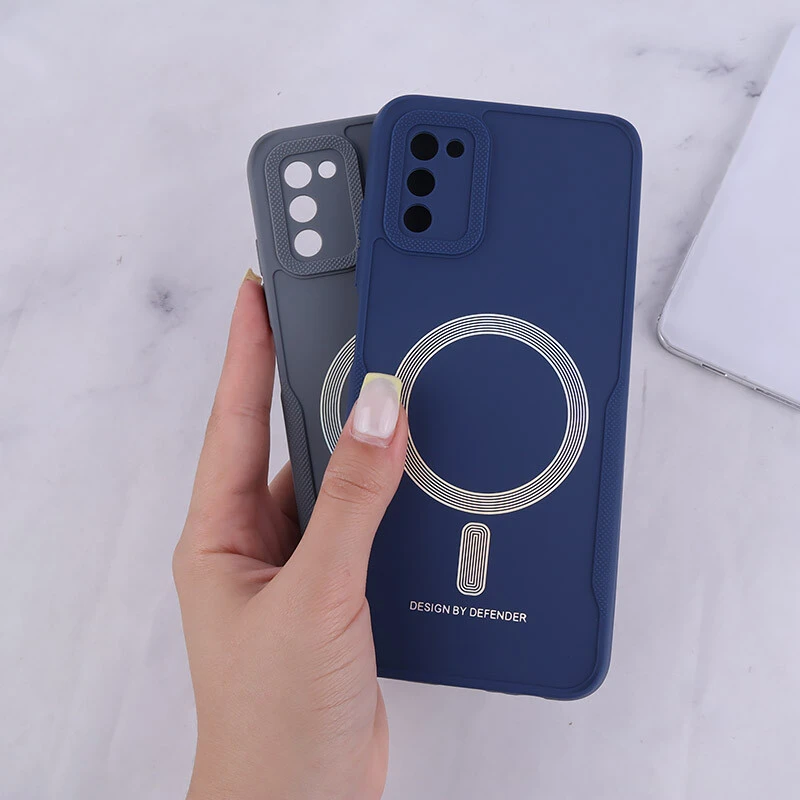 قاب ژله ای Design By Defender سامسونگ Galaxy A02s / M02s / A03s طرح مگ سیف محافظ لنزدار
