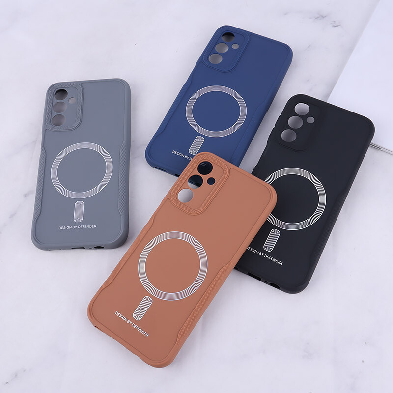 قاب ژله ای Design By Defender سامسونگ Galaxy A14 4G / A14 5G طرح مگ سیف محافظ لنزدار