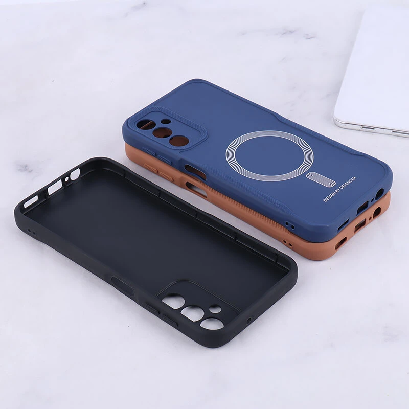قاب ژله ای Design By Defender سامسونگ Galaxy A14 4G / A14 5G طرح مگ سیف محافظ لنزدار
