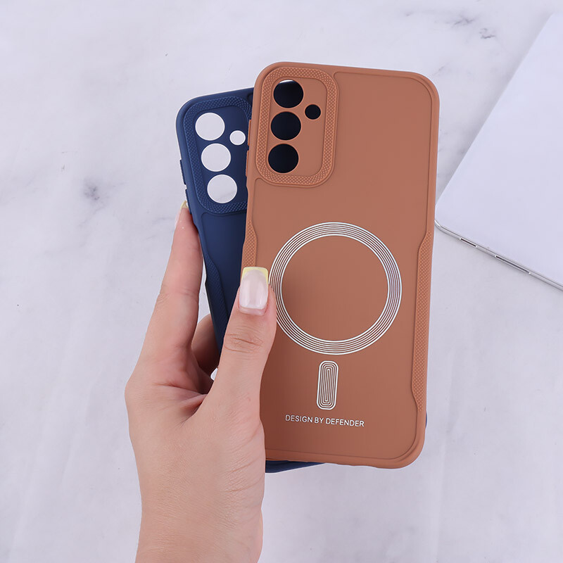 قاب ژله ای Design By Defender سامسونگ Galaxy A14 4G / A14 5G طرح مگ سیف محافظ لنزدار