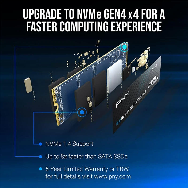 حافظه SSD پی ان وای PNY CS2241 1TB M.2
