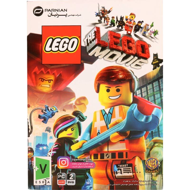 بازی The Lego Movie Video Game 2DVD پرنیان مناسب برای PC