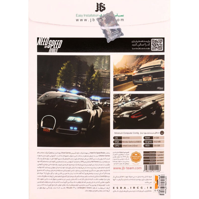 بازی Need For Speed Rivals 1DVD9 JB.TEAM مناسب برای PC