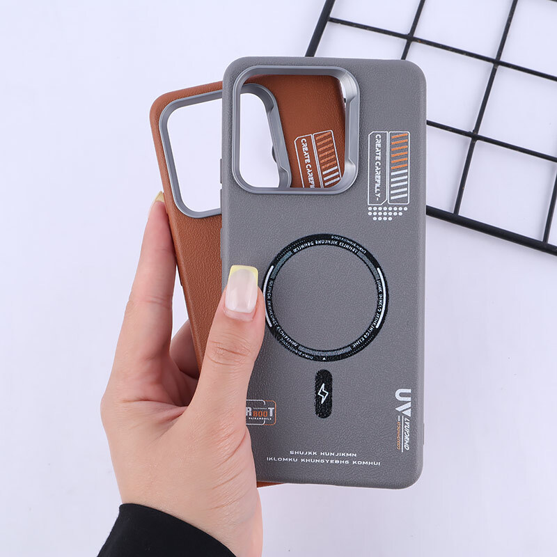قاب چرمی ژله ای Leather شیائومی Redmi Note 13 4G طرح مگ سیف