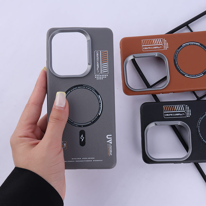 قاب چرمی ژله ای Leather شیائومی Redmi Note 13 Pro 4G طرح مگ سیف