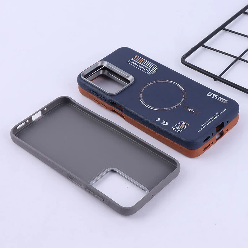 قاب چرمی ژله ای Leather سامسونگ Galaxy A26 طرح مگ سیف