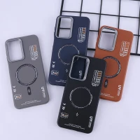 قاب چرمی ژله ای Leather سامسونگ Galaxy A26 طرح مگ سیف