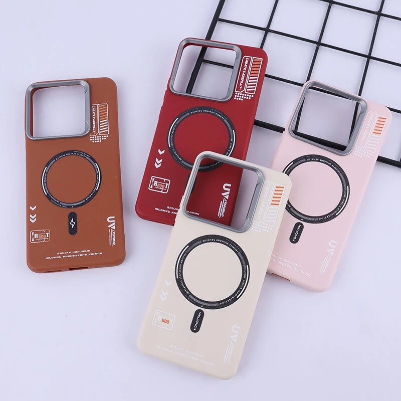 قاب چرمی ژله ای Leather شیائومی Redmi Note 14 طرح مگ سیف