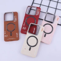 قاب چرمی ژله ای Leather شیائومی Redmi Note 14 طرح مگ سیف