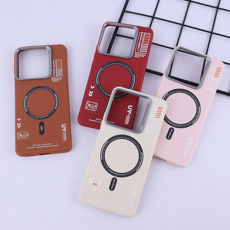 قاب چرمی ژله ای Leather شیائومی Redmi Note 14 طرح مگ سیف