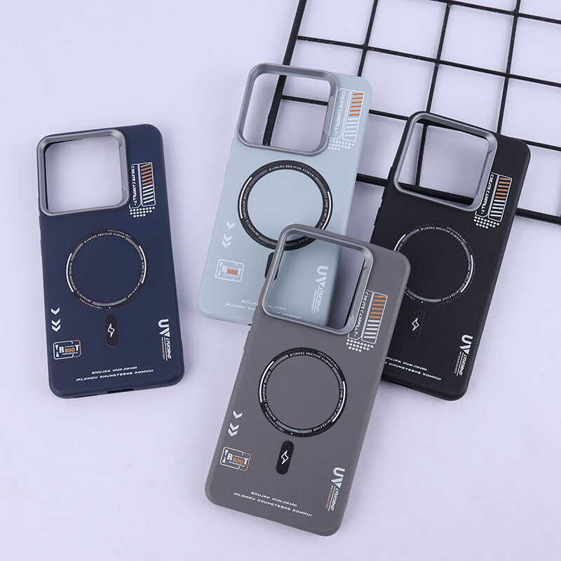 قاب چرمی ژله ای Leather شیائومی Redmi Note 14 طرح مگ سیف